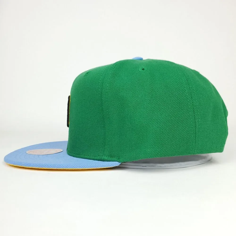 Detroit Tigers Mitchell & Ness MLB Snapback‎ Hat Cap 3D Logo Green Blue NWT